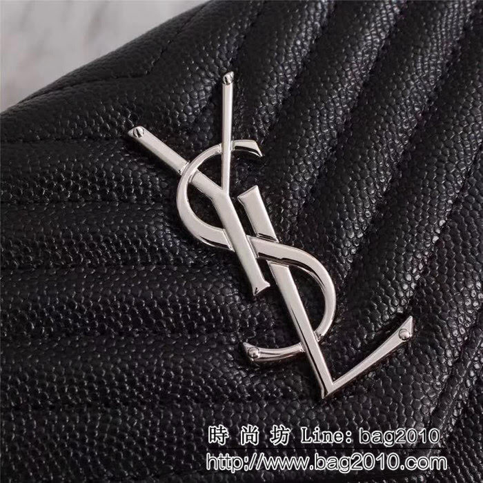 YSL聖羅蘭 爆款 魚子醬牛皮鏈條小包 可當手包用 26801 YAS1032